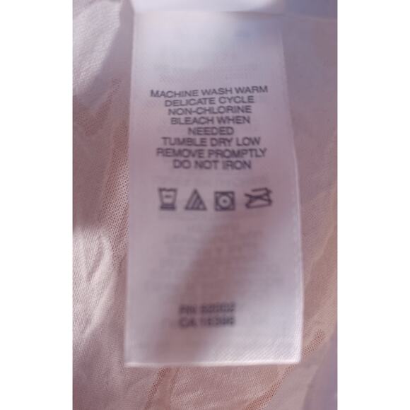 NWT Liz Claiborne White Button Up Tunic Top Pineapple Buttons Women's Small - Picture 7 of 7